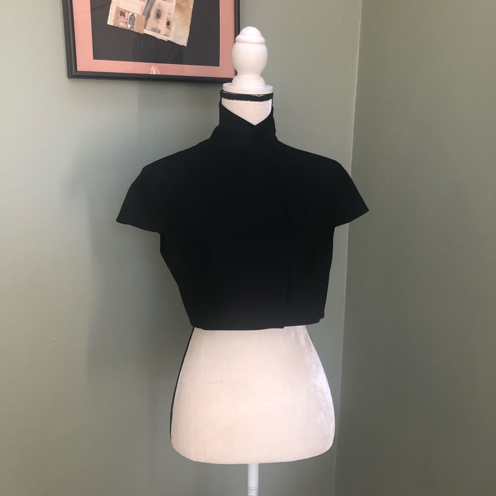 Akris Punto wool vest bolero size 10